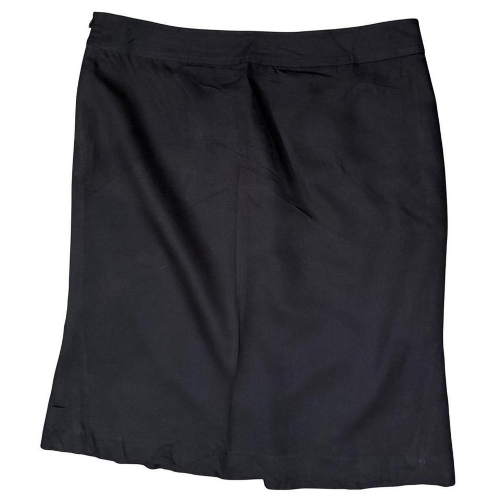 Shesmiss Women's Dark Brown Knee-Length‎ A-Line Skirt With Back Zipper